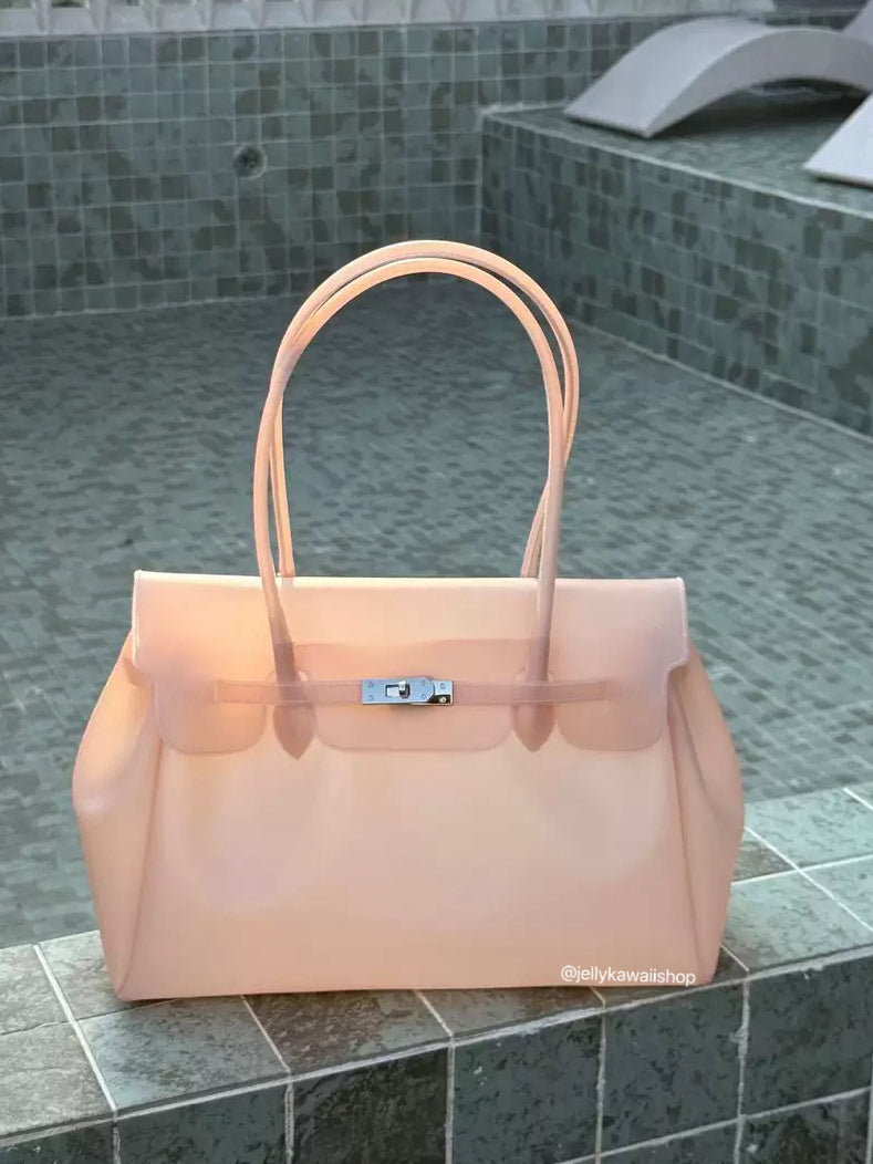Girly Jelly Tote TPU Shoulder Bag