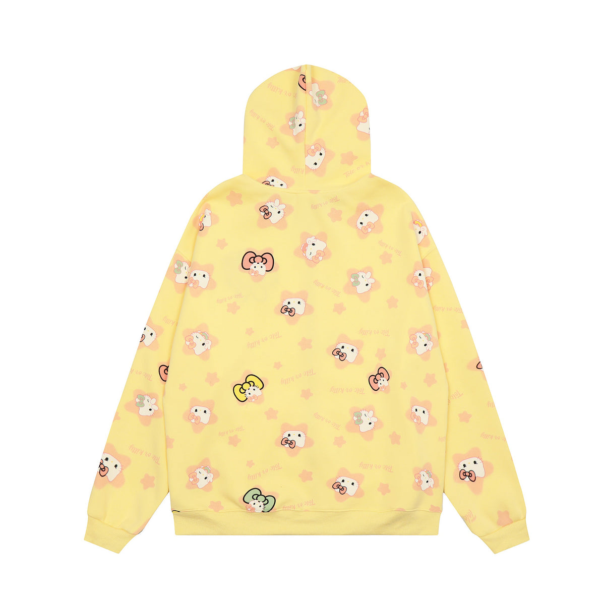Hellokitty Hoodies Fall Jacket Oversized Sweatshirts Casual Zip Up Y2K Hoodie with Pocket