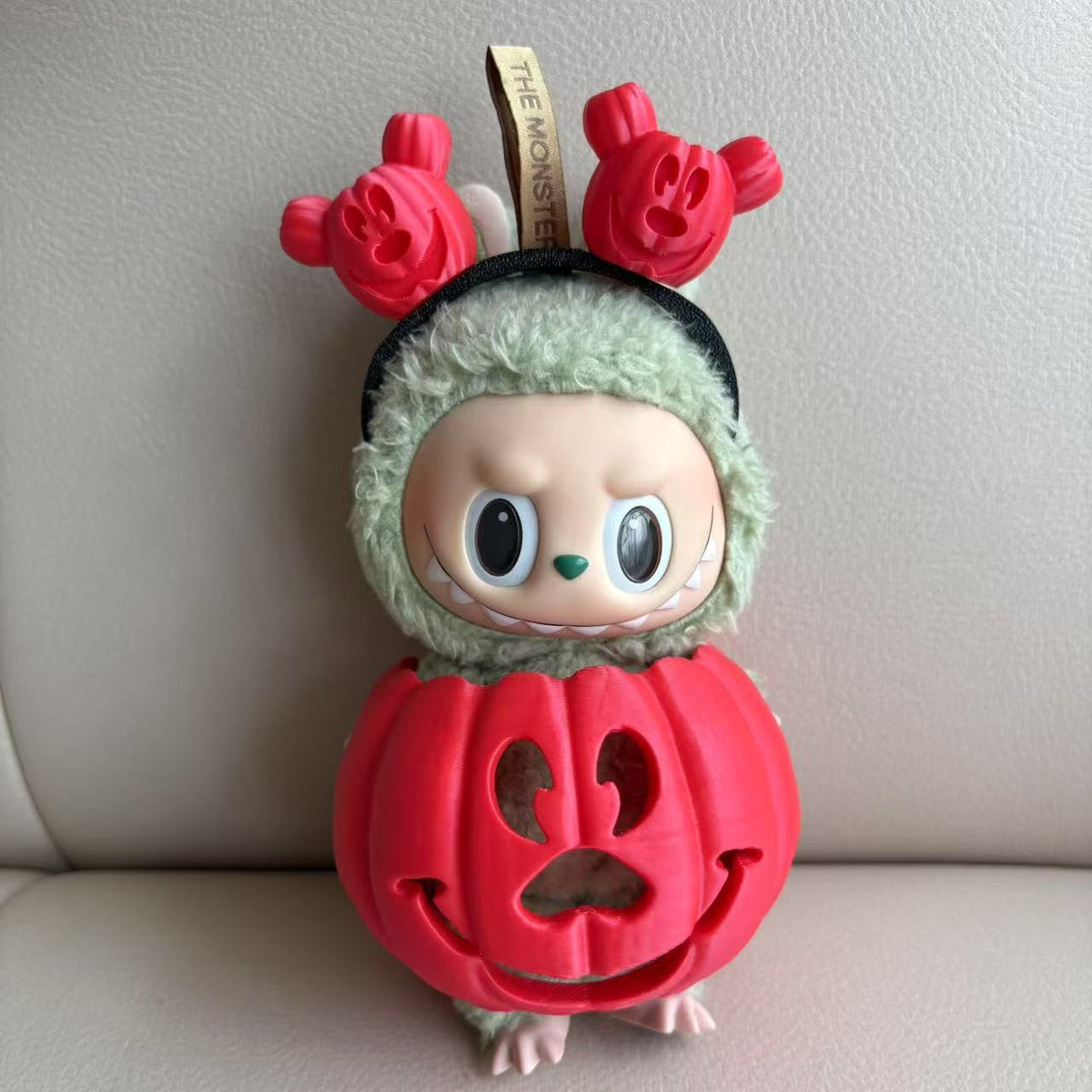 Labubu 3D Halloween Costume Pumpkin Outfit Clothes Set(NO DOLL) Accessories Suit Cute Clothes for Labubu Dress up Unique Style