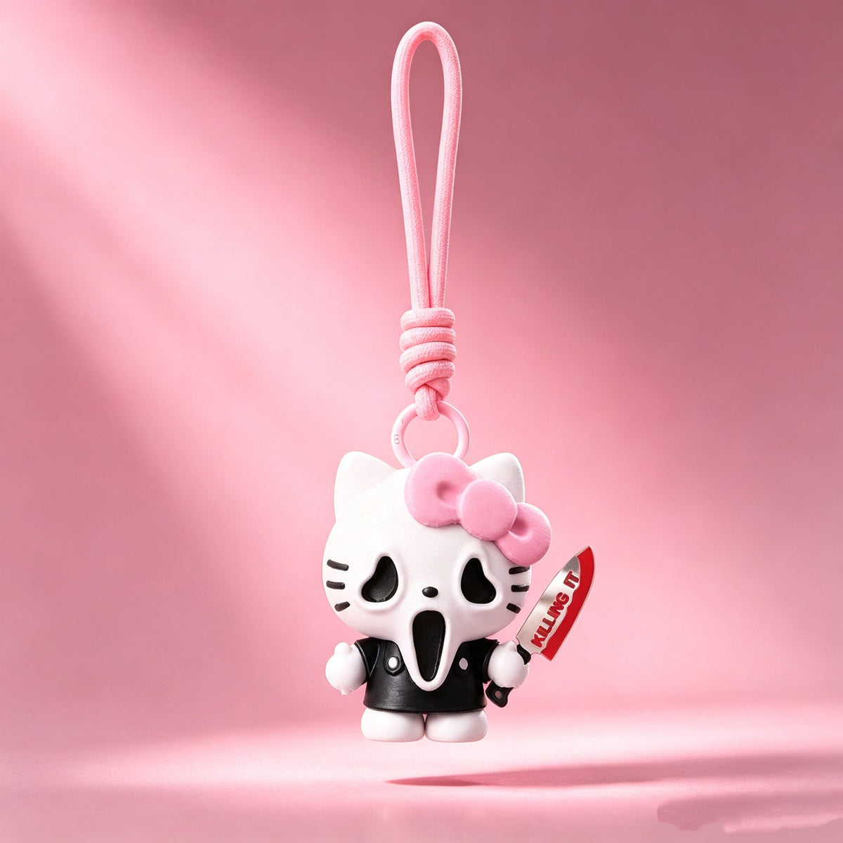 Hello Kitty Chucky Halloween Costume Keychain Charms