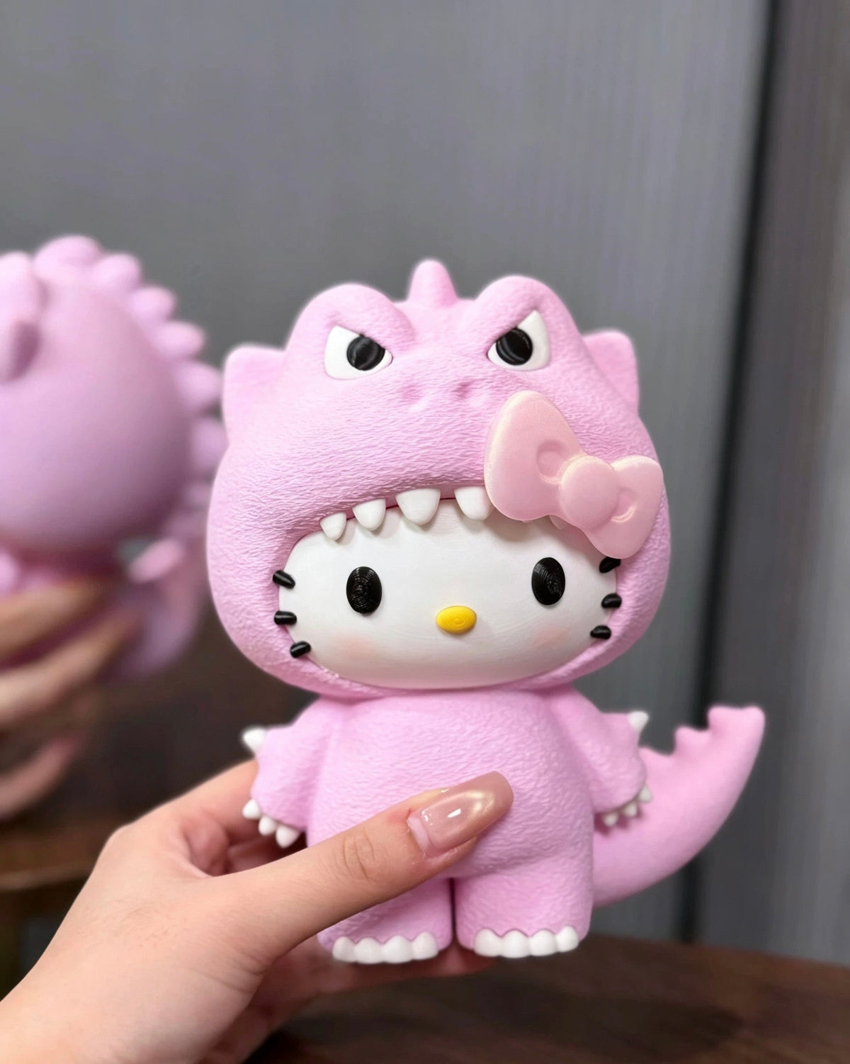 Hello Kitty Godzilla 3D-Printed Figurine (6.3in)