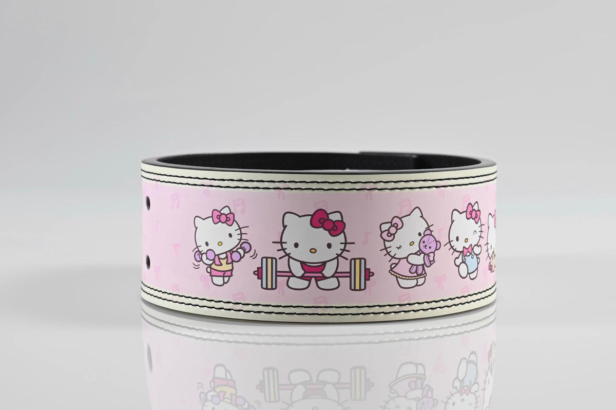 Hello Kitty Weight Lifting Belt Leather Gym Belts Back Support