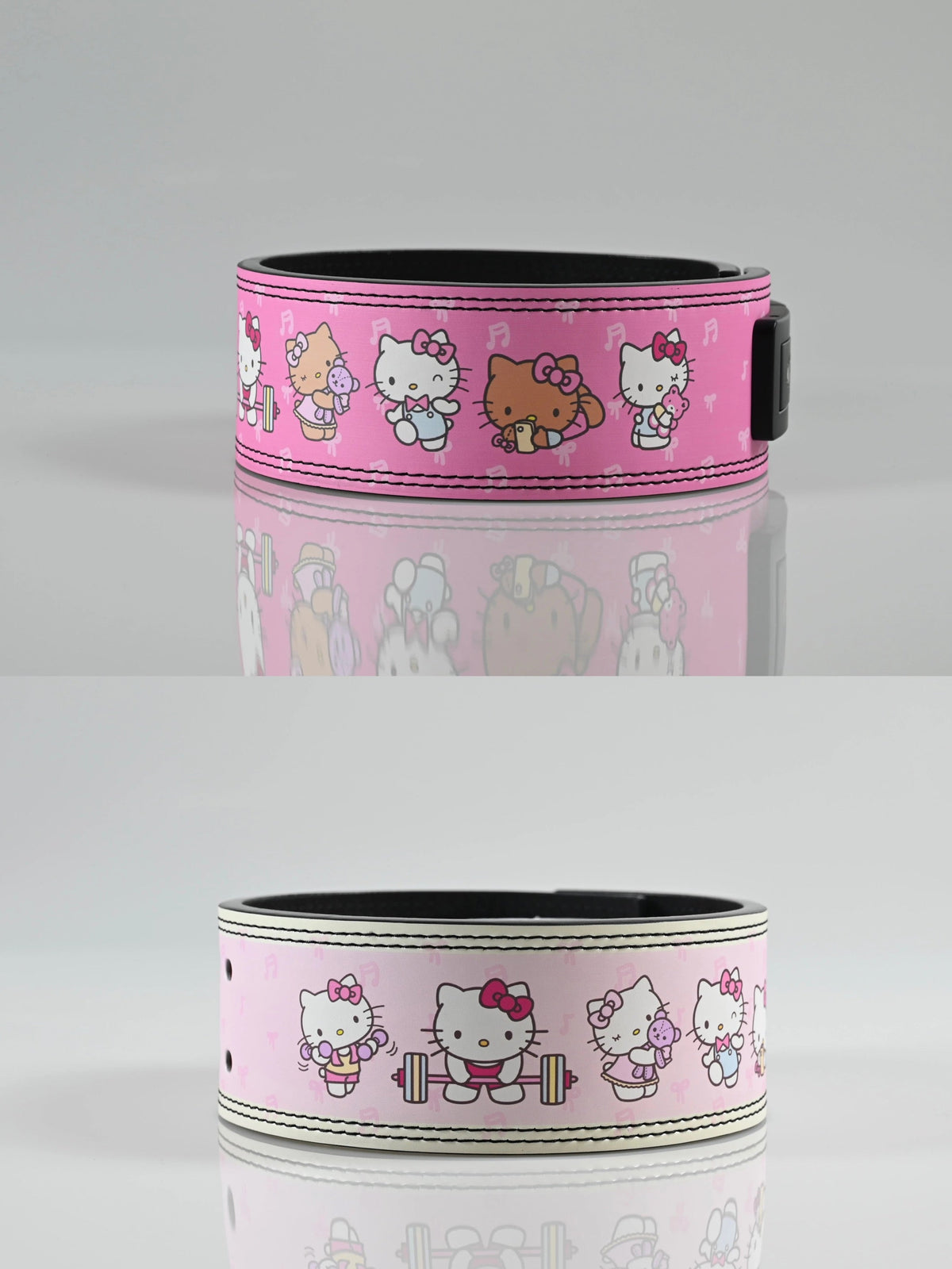 Hello Kitty Weight Lifting Belt Leather Gym Belts Back Support