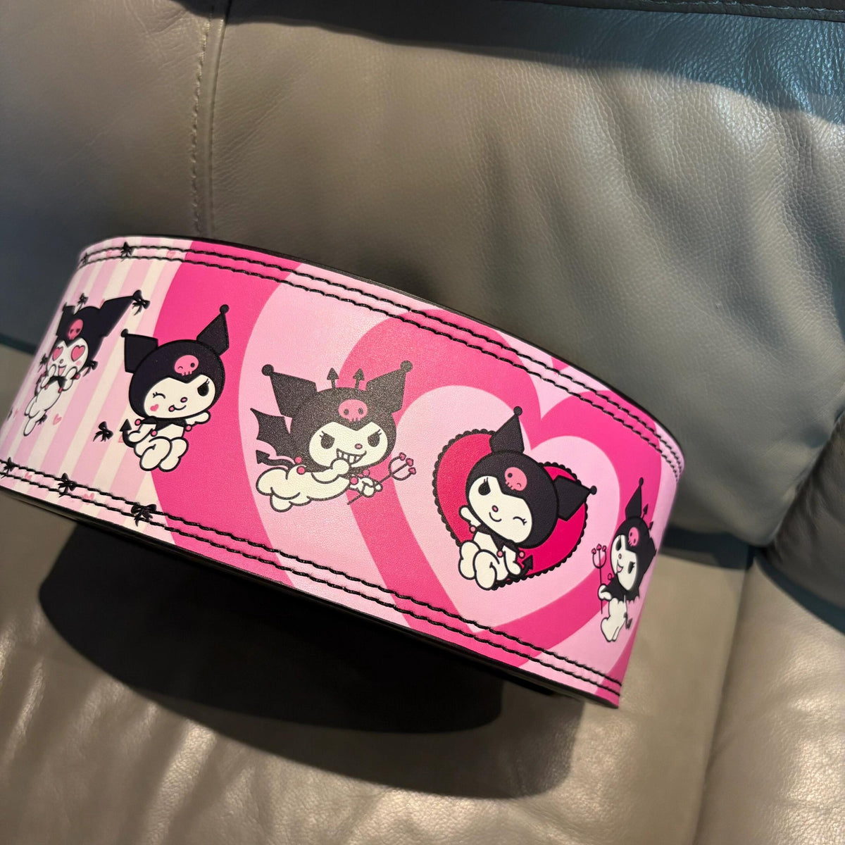 Hello Kitty Weight Lifting Belt Leather Gym Belts Back Support