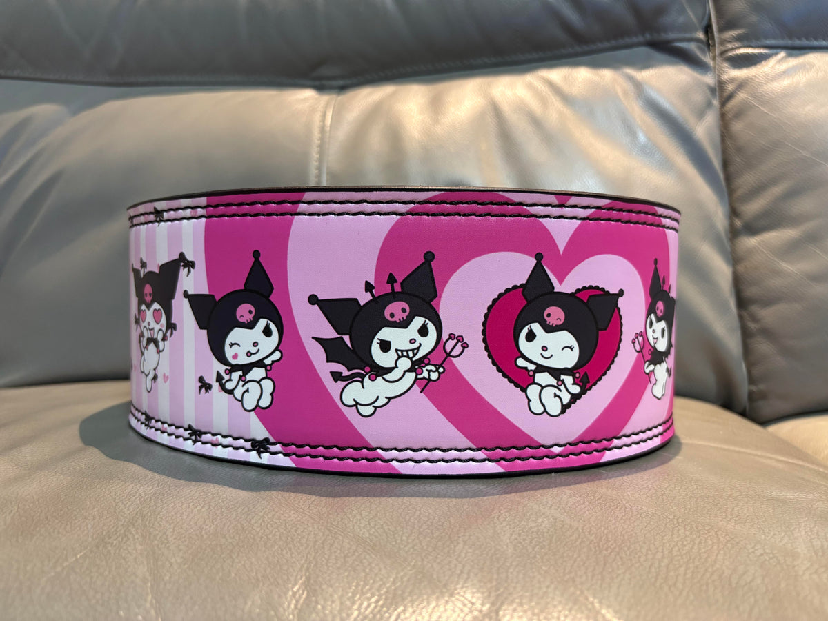 Hello Kitty Weight Lifting Belt Leather Gym Belts Back Support
