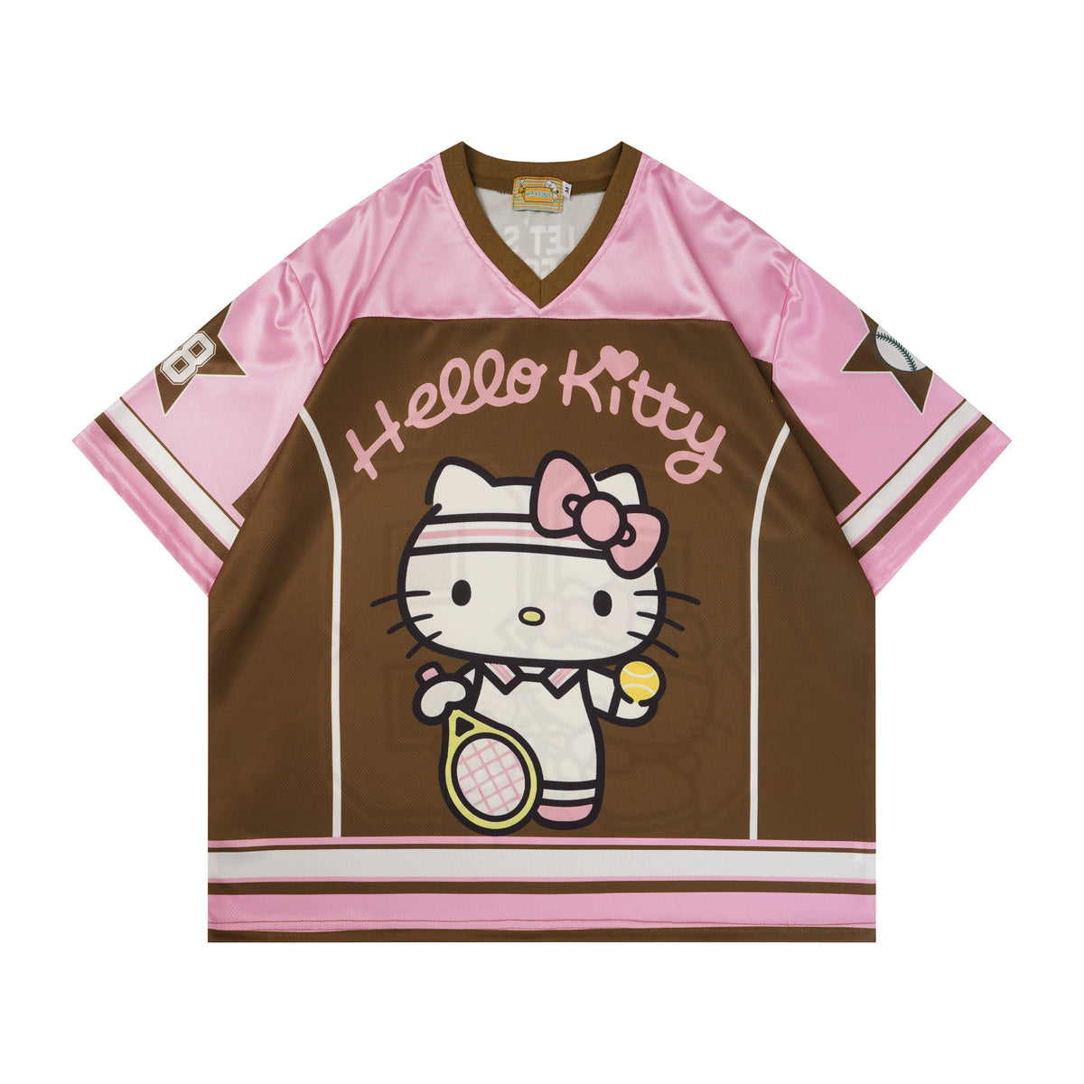 Hellokitty Jersey Shirts Loose T-Shirts