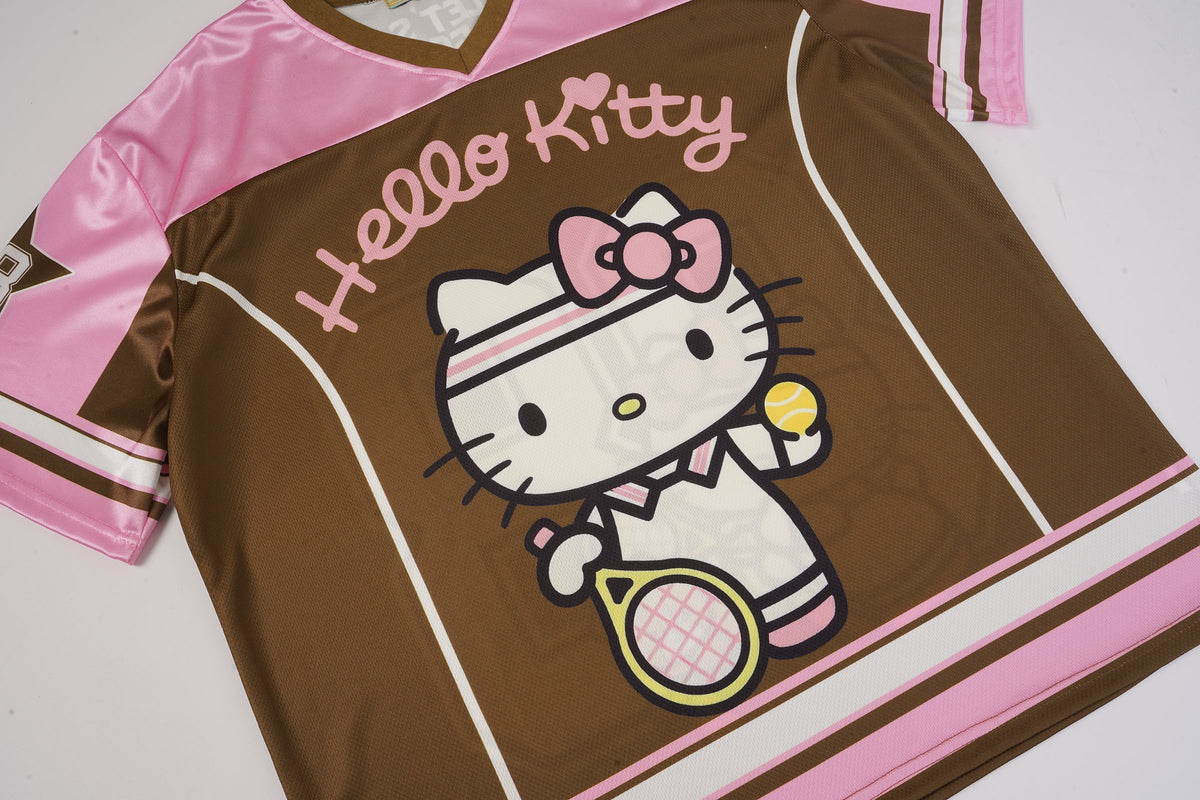 Hellokitty Jersey Shirts Loose T-Shirts