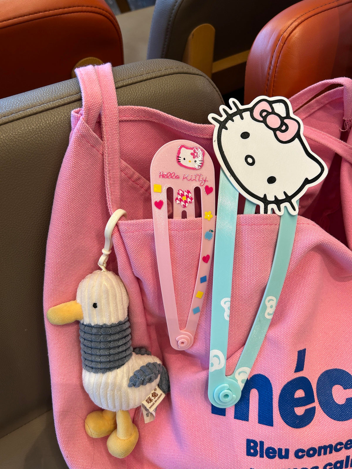 Hello Kitty Huge Cute Hair Clip Bag Charms