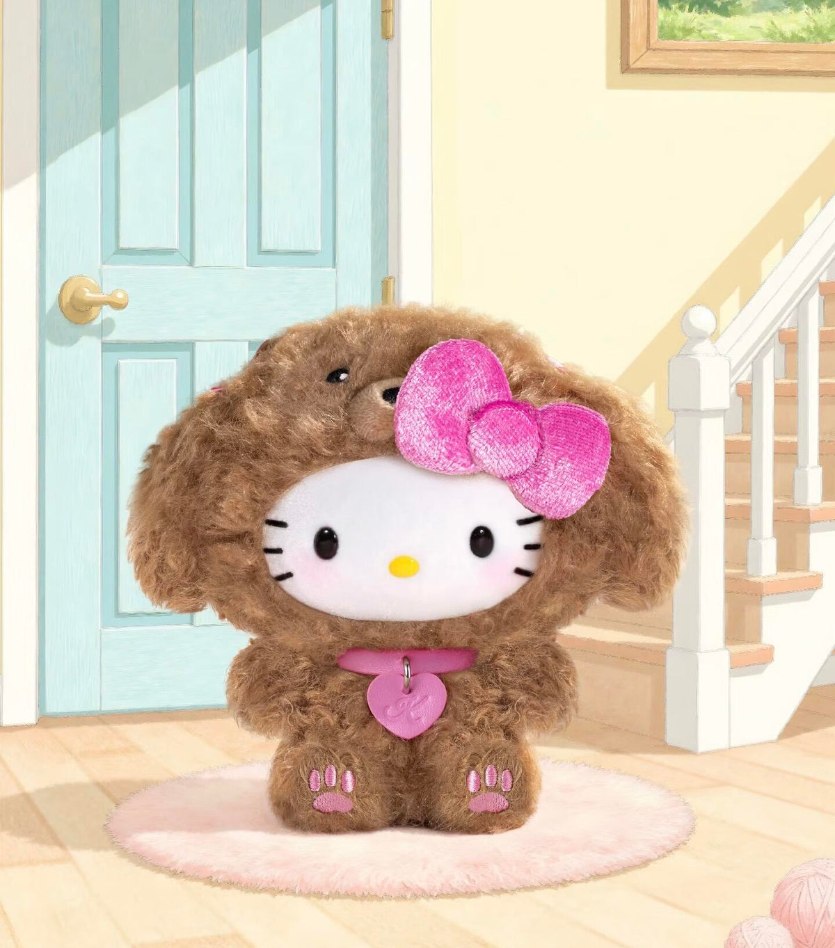 Hello Kitty Puppy Party Series Plush Keychain Blind Box