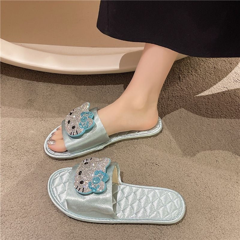 Sparkling Hellokitty Sandals Slippers