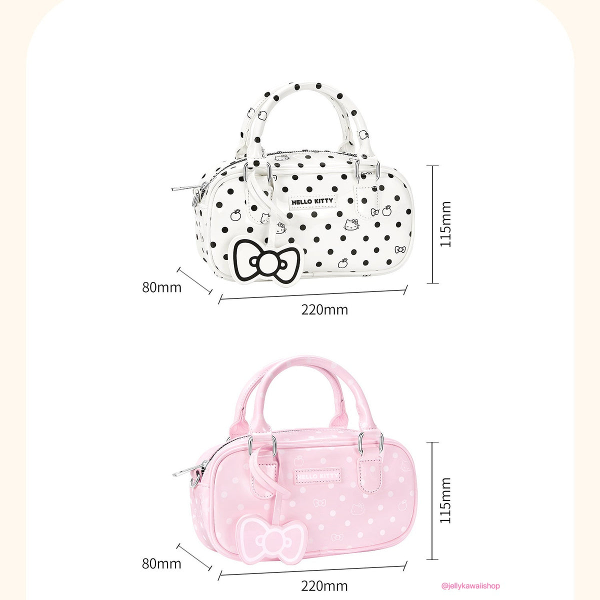 Hello Kitty Polka Dot Purse Handbag
