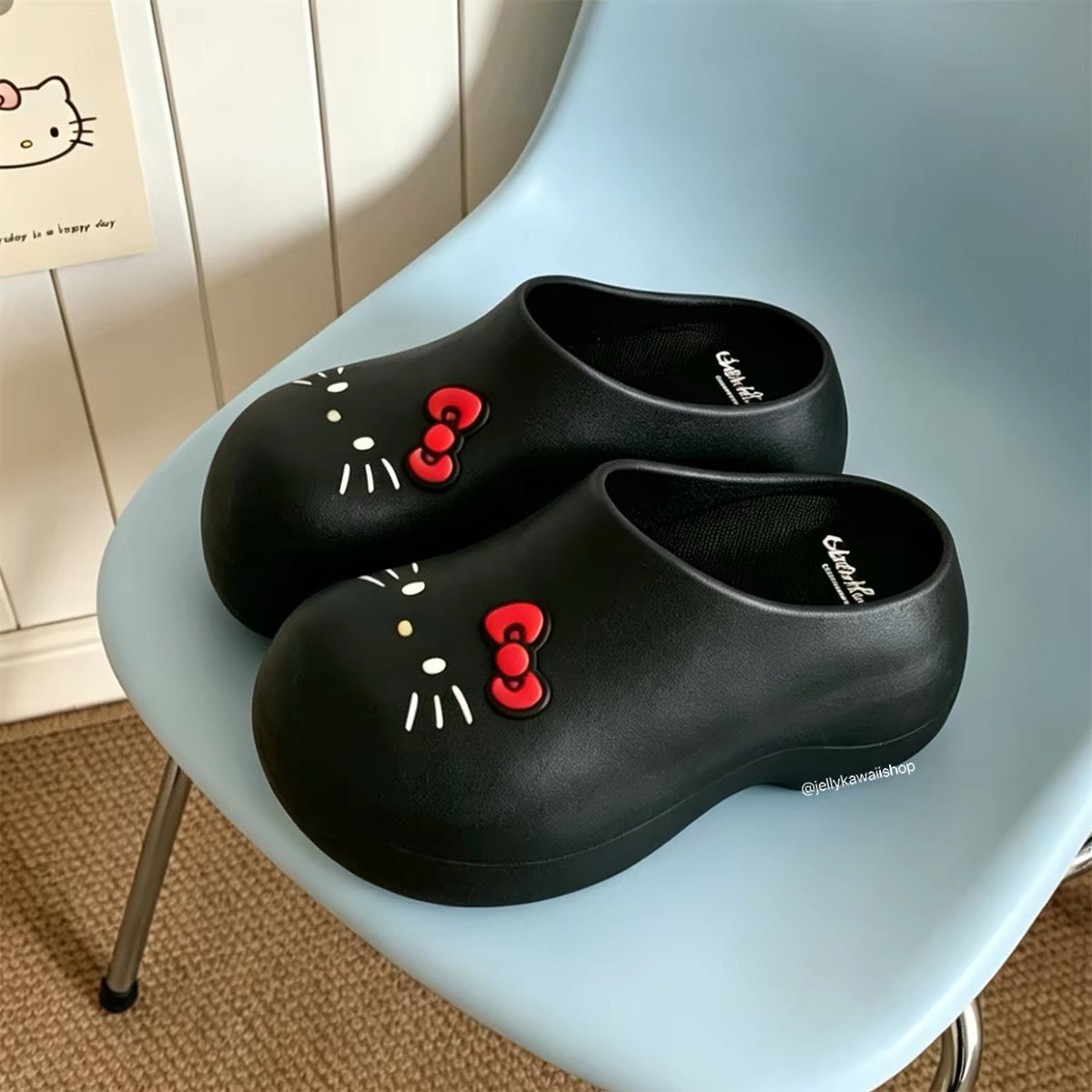 Hellokitty Women Platform Clogs Cushioned Garden Shoes