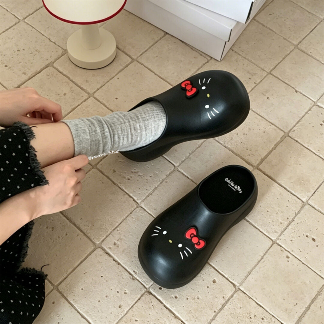 Hellokitty Women Platform Clogs Cushioned Garden Shoes