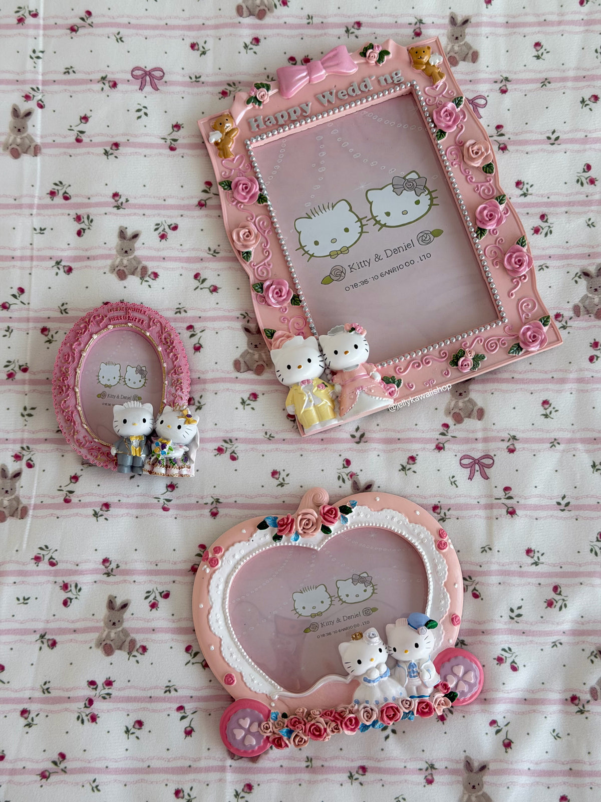 HelloKitty & Danie Photo Frame Ornaments Wedding Gifts