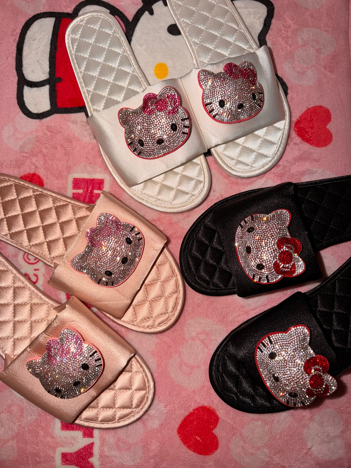 Sparkling Hellokitty Sandals Slippers