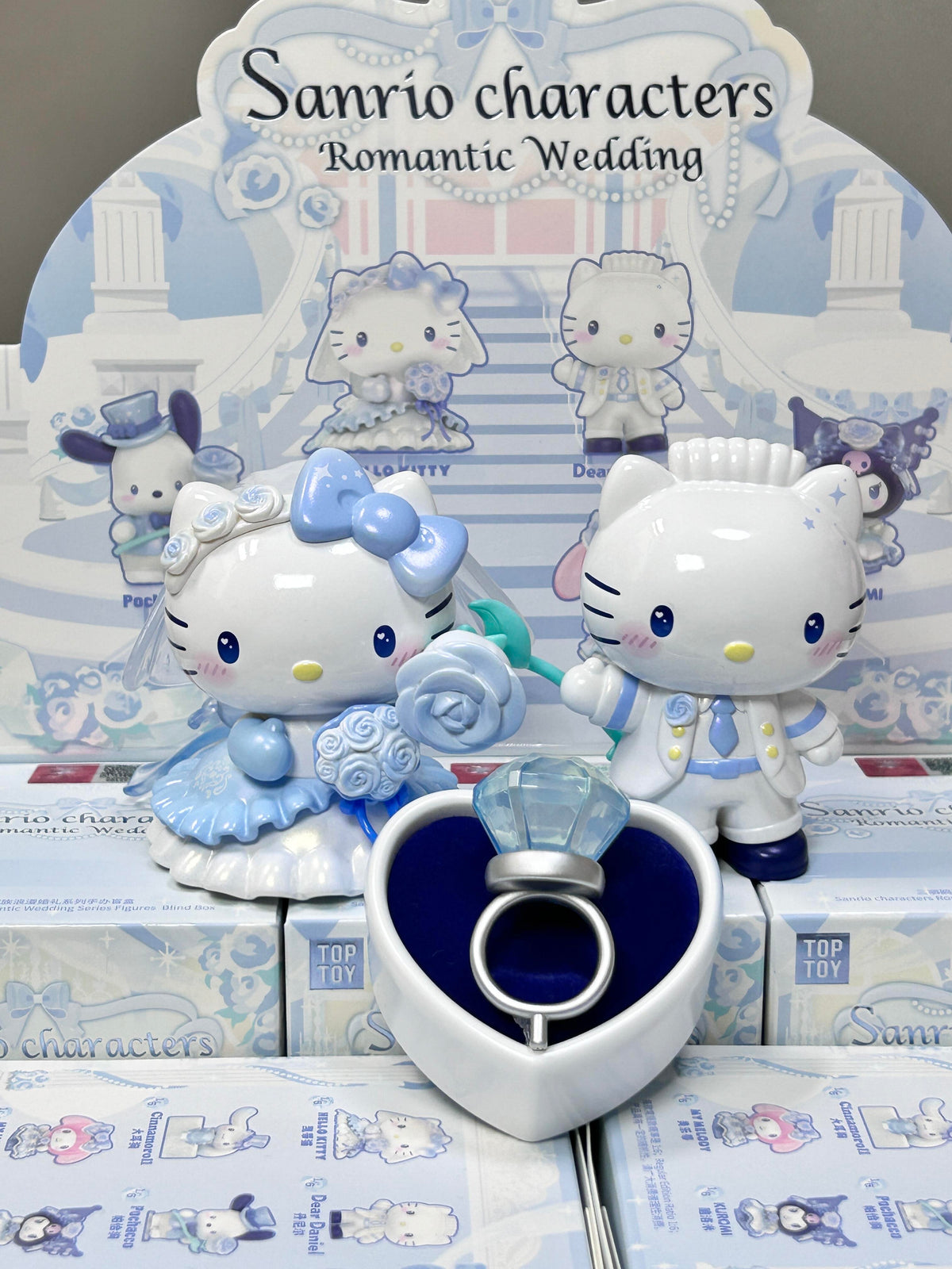 Sanrio Family Romantic Wedding Series Blind Box Cute Desktop Decoration