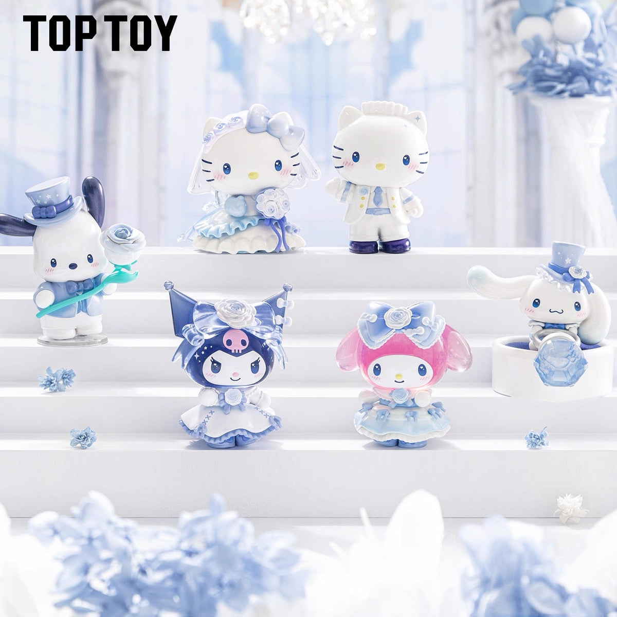 Sanrio Family Romantic Wedding Series Blind Box Cute Desktop Decoration