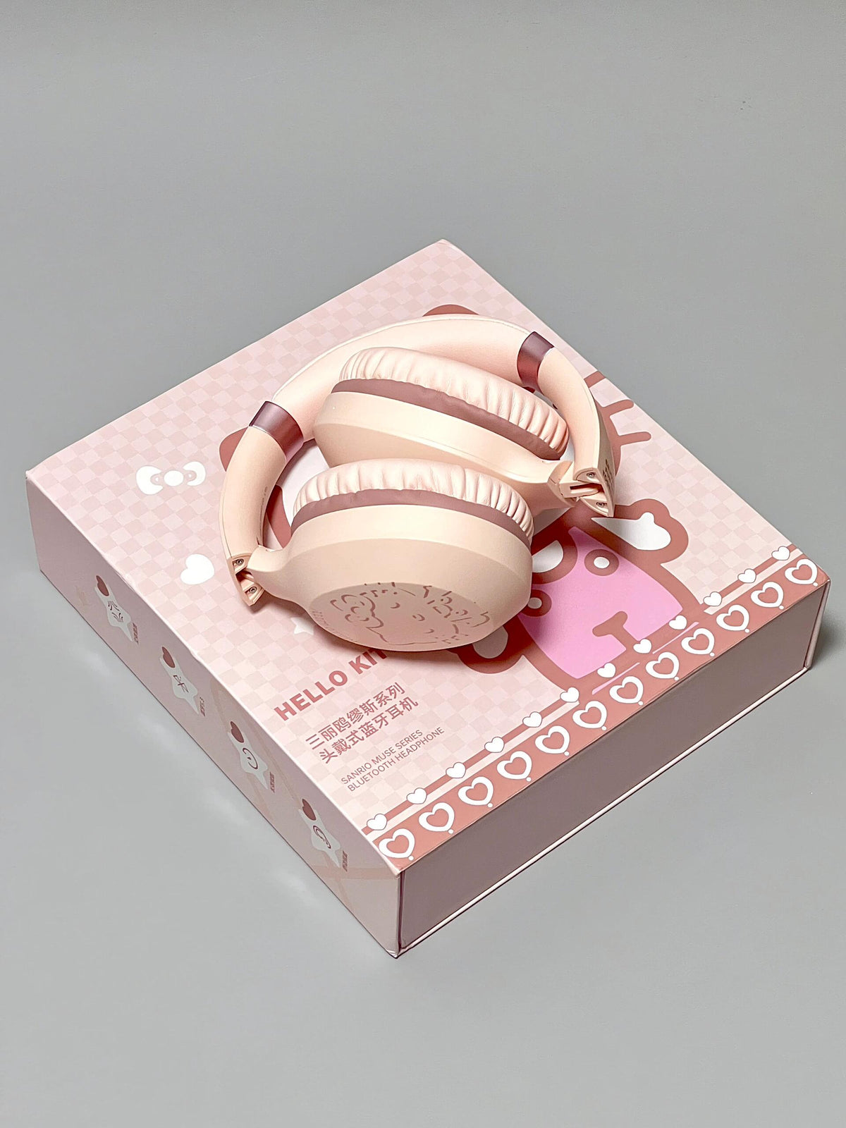 Sanrio Bluetooth Headphones Over Ear, 35H Playtime Retractable Foldable Headphones for Home Office Cellphone PC Ect.