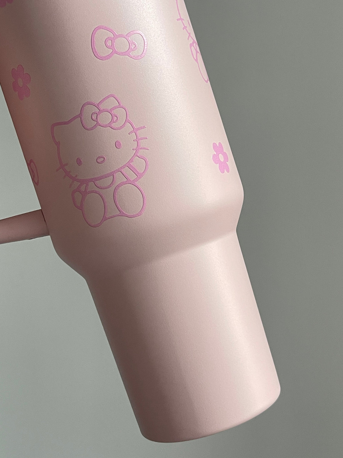 SipSweetie｜Hellokitty In-Car Insulated Cup 1200 ml Tumbler with Handle Stainless Steel Insulated Cup with Lid #0029
