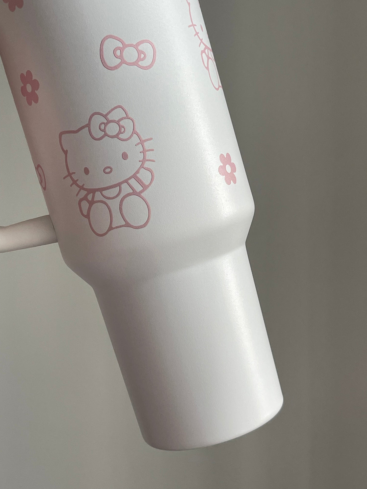 SipSweetie｜Hellokitty In-Car Insulated Cup 1200 ml Tumbler with Handle Stainless Steel Insulated Cup with Lid #0026