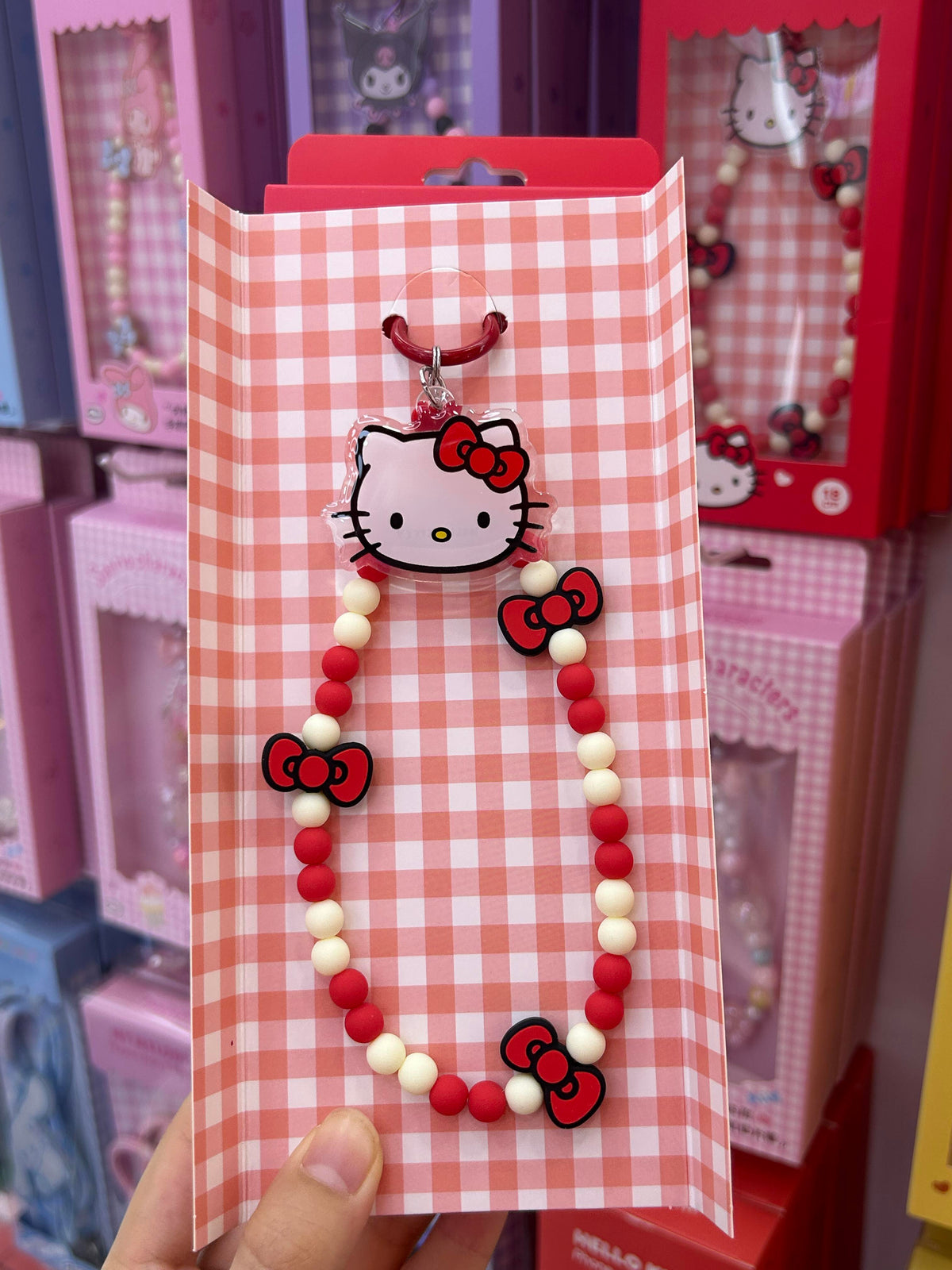Sanrio Phone Charm Cell Phone Lanyard with Tether Tab Phone Chain Strap Hands-Free Wrist Strap