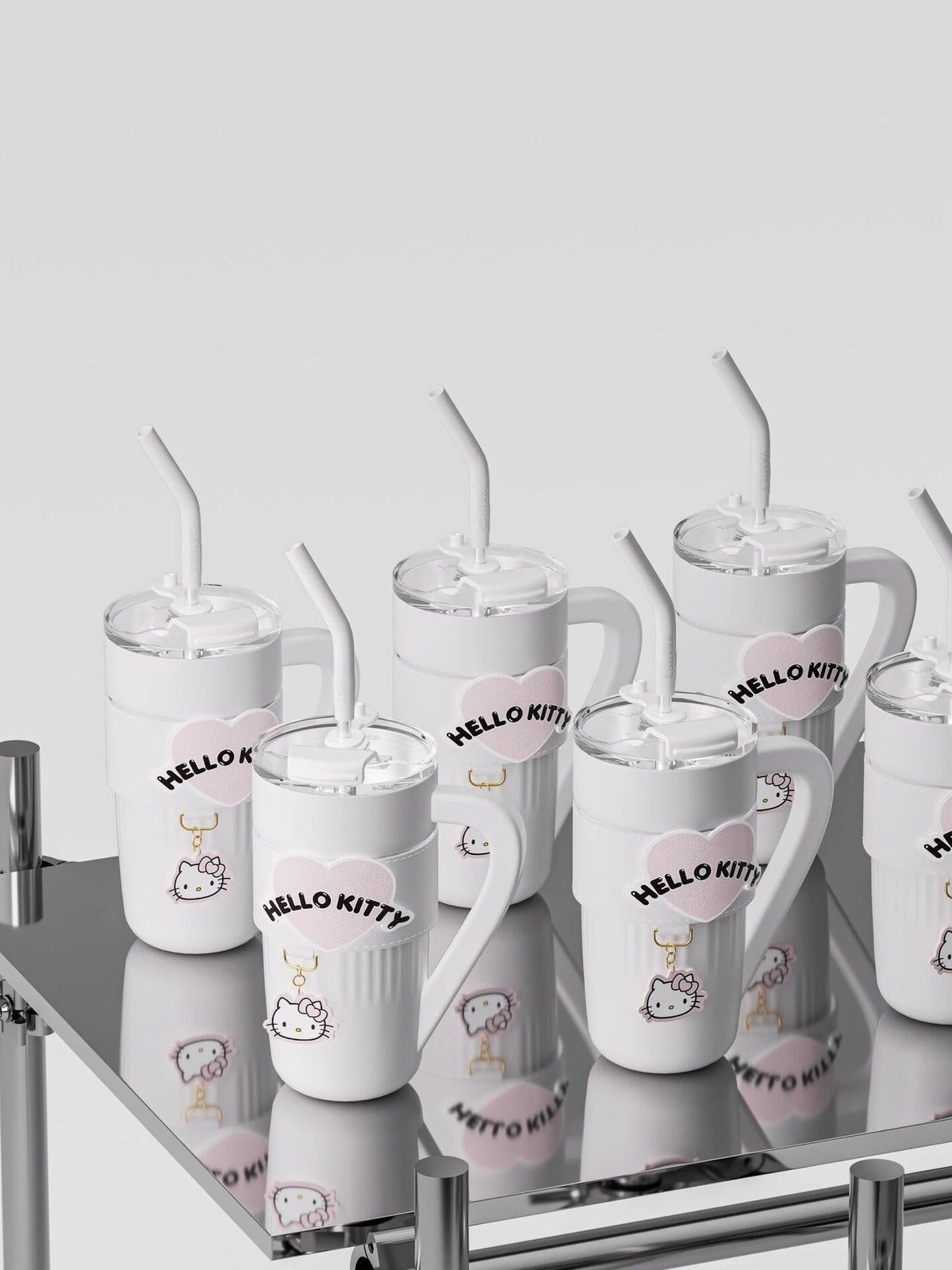 Sanrio 40 oz Tumbler with Handle & Carrier Bag