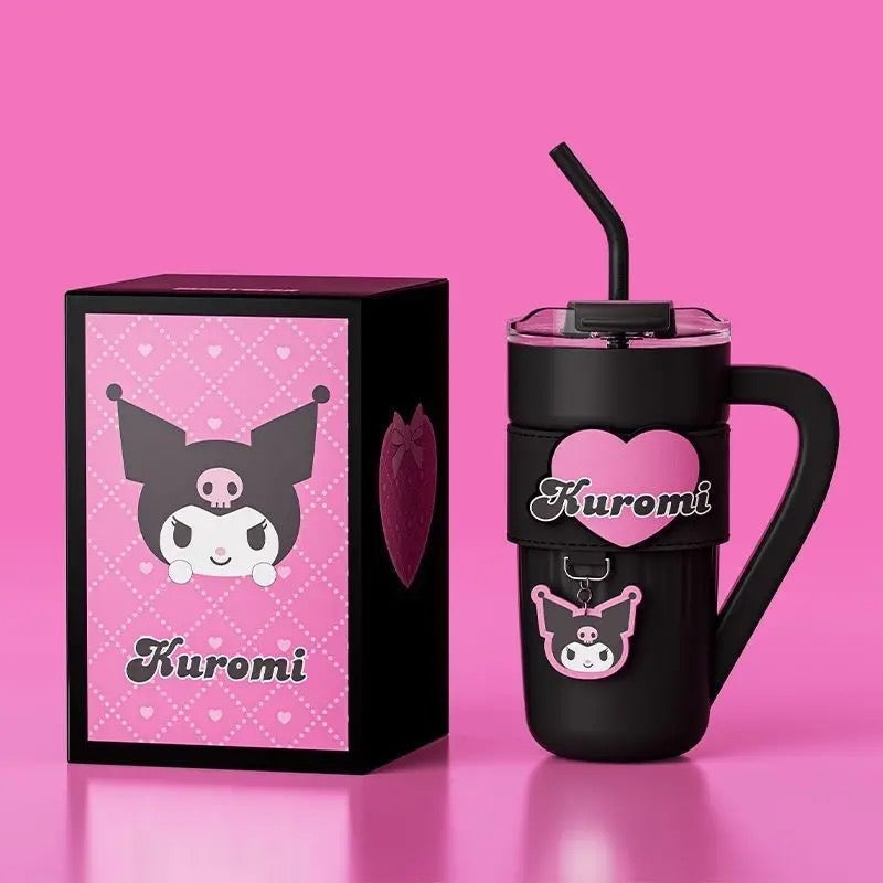 Sanrio 40 oz Tumbler with Handle & Carrier Bag