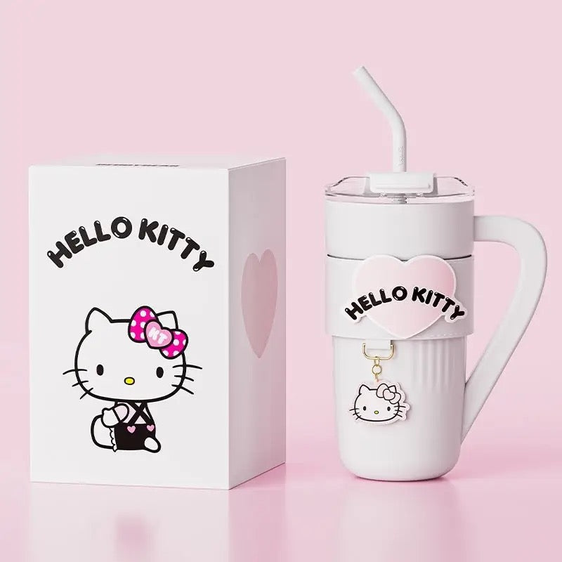 Sanrio 40 oz Tumbler with Handle & Carrier Bag