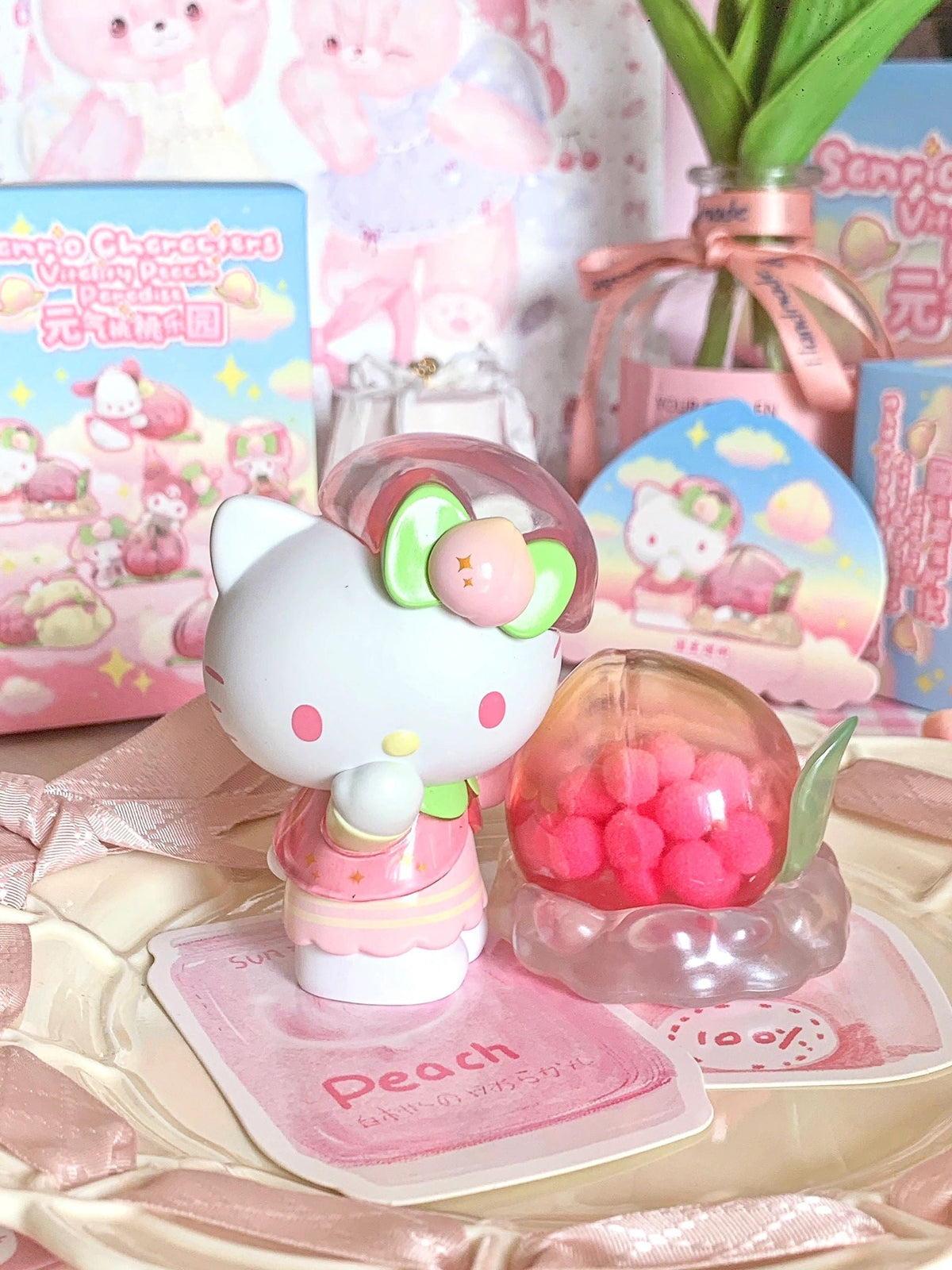 Sanrio Toptoy Vitality Peach Paradise Blind Box Figures