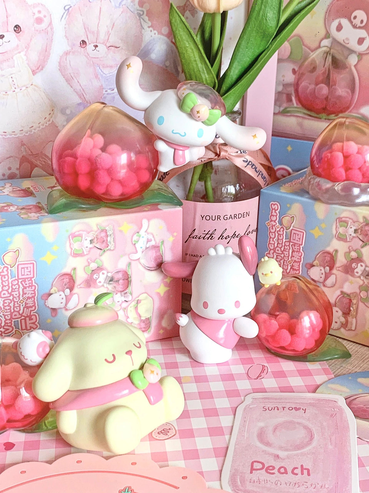 Sanrio Toptoy Vitality Peach Paradise Blind Box Figures