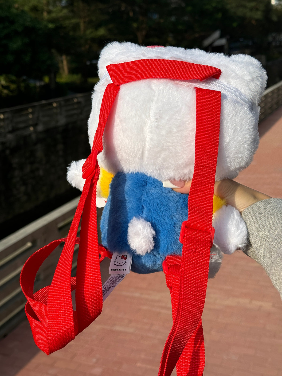 Hellokitty Plush Backpack Bags with Adjustable Straps for Girls