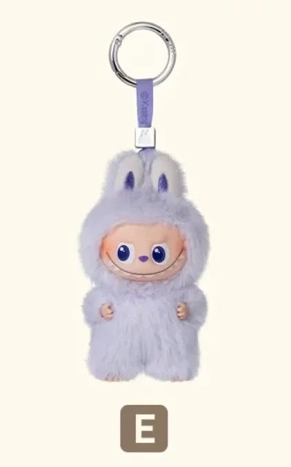 Mini Labubu Pin for Love Series Vinyl Plush Pendant Blind Box