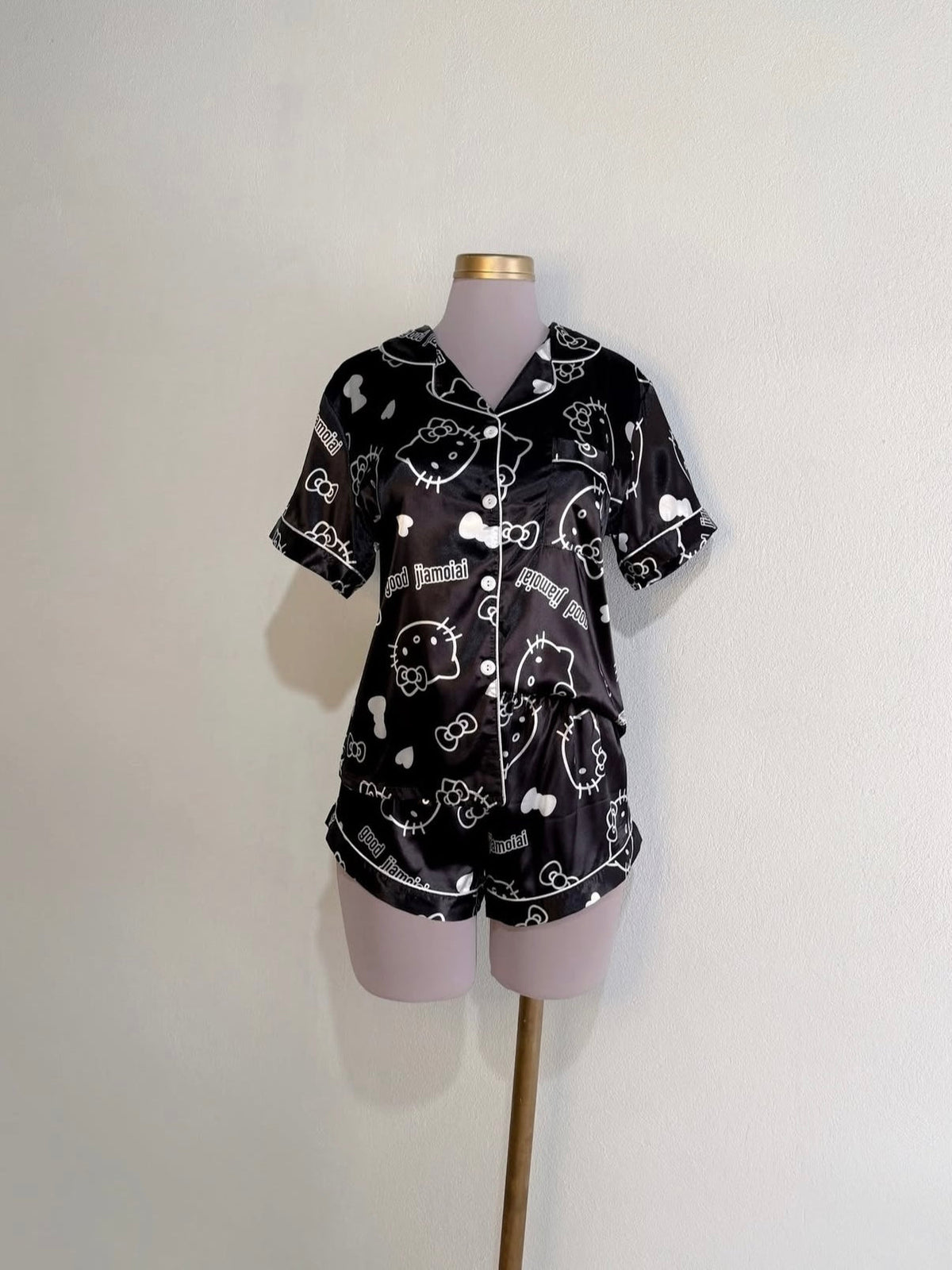 Sanrio Womens Silk Satin Pajama Sets（S-XXXL）
