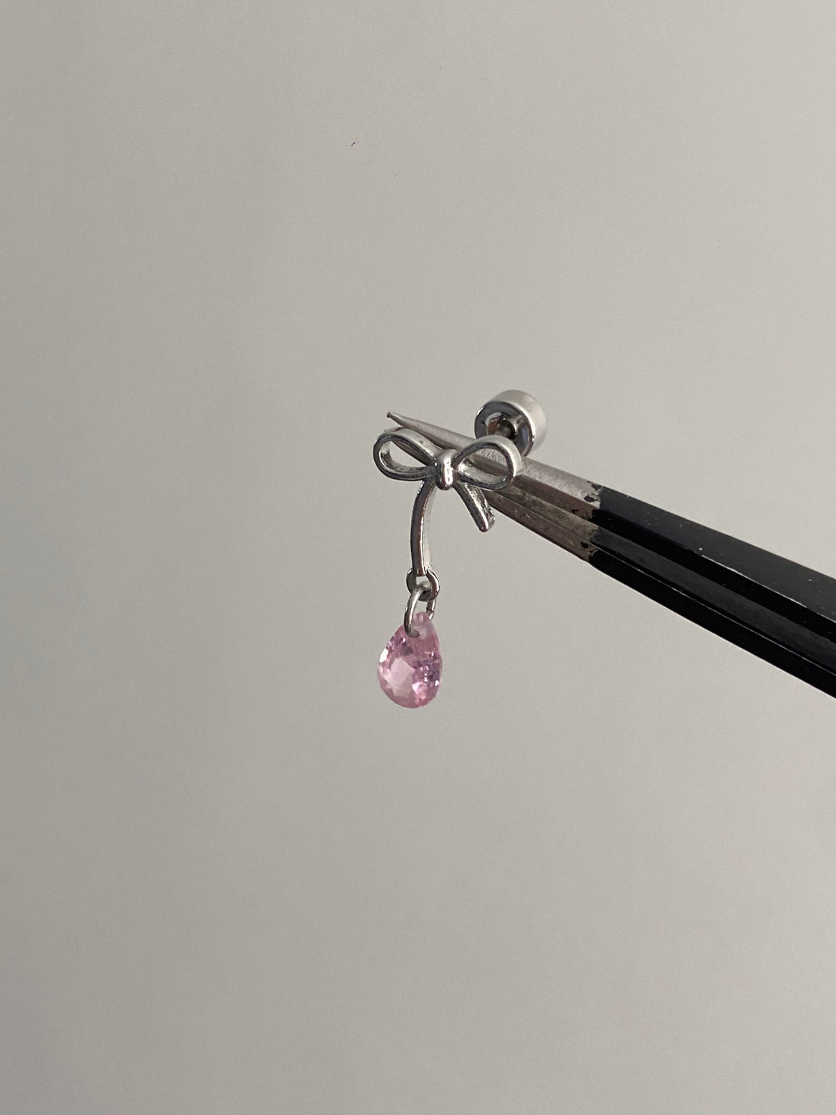 Hellokitty Earrings Rhinestone Cute Titanium earrings