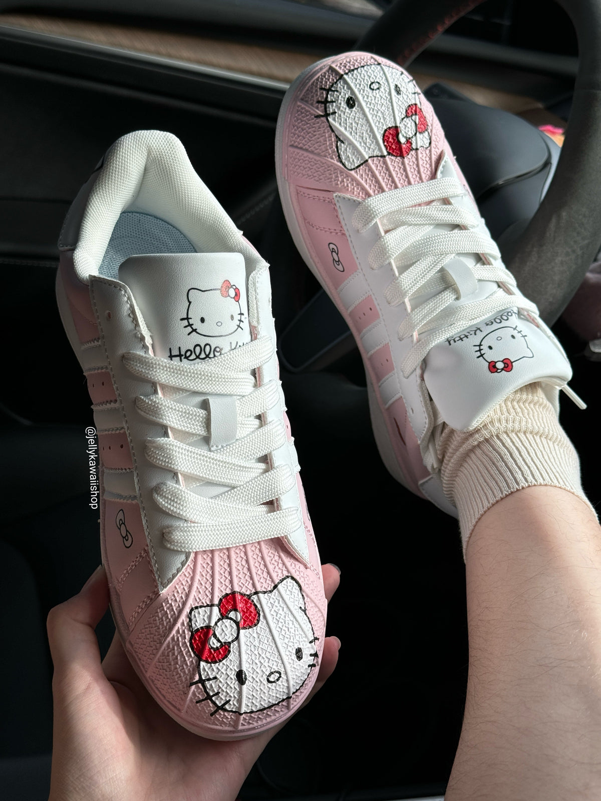 Hellokitty Pink Cute Sneakers Classic Shoes