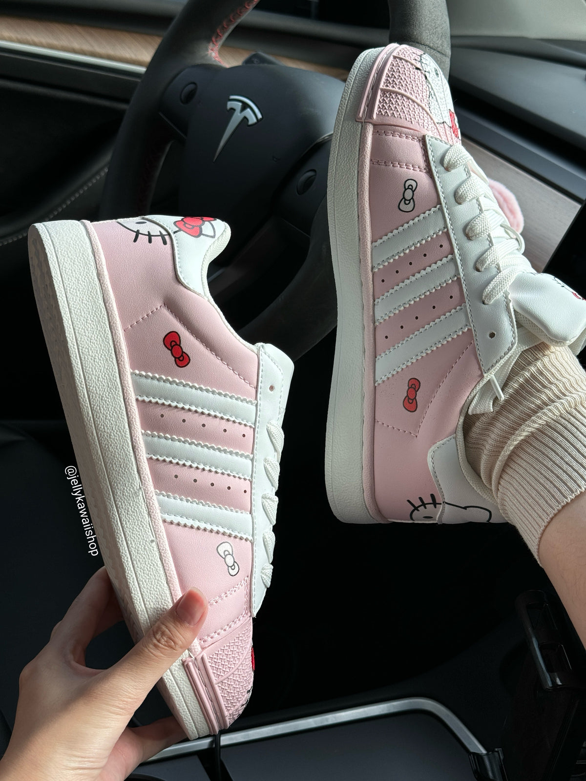 Hellokitty Pink Cute Sneakers Classic Shoes