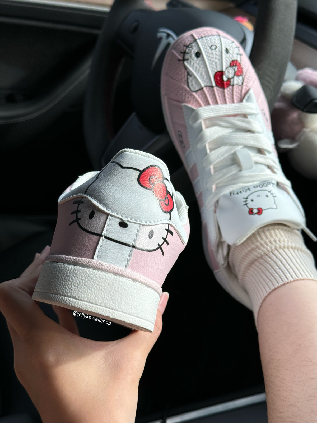 Hellokitty Pink Cute Sneakers Classic Shoes