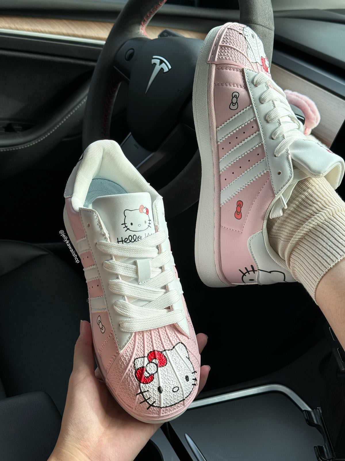 Hellokitty Pink Cute Sneakers Classic Shoes