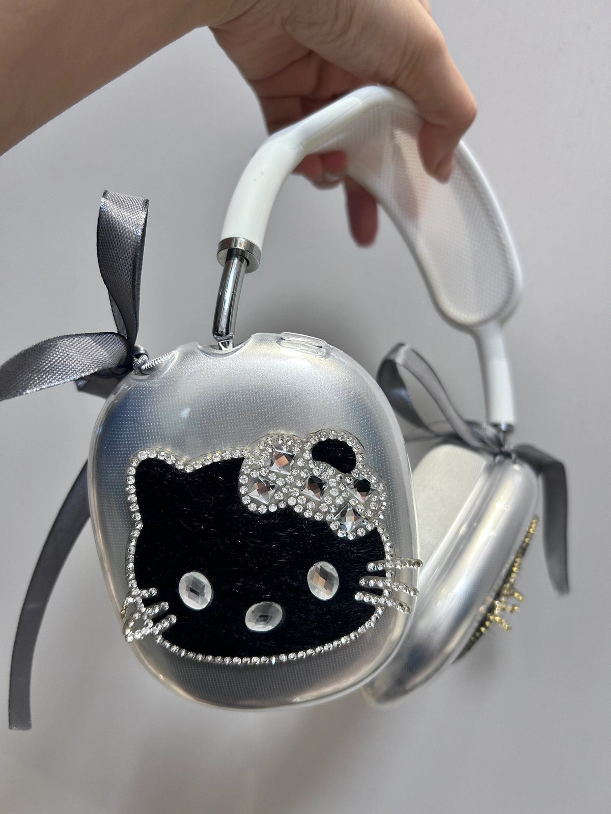Hellokitty Rhinestone Case Cover for AirPods Max Headphones