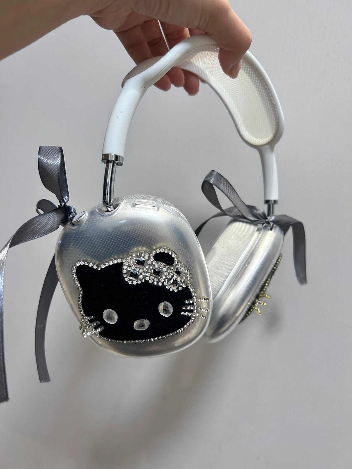 Hellokitty Rhinestone Case Cover for AirPods Max Headphones