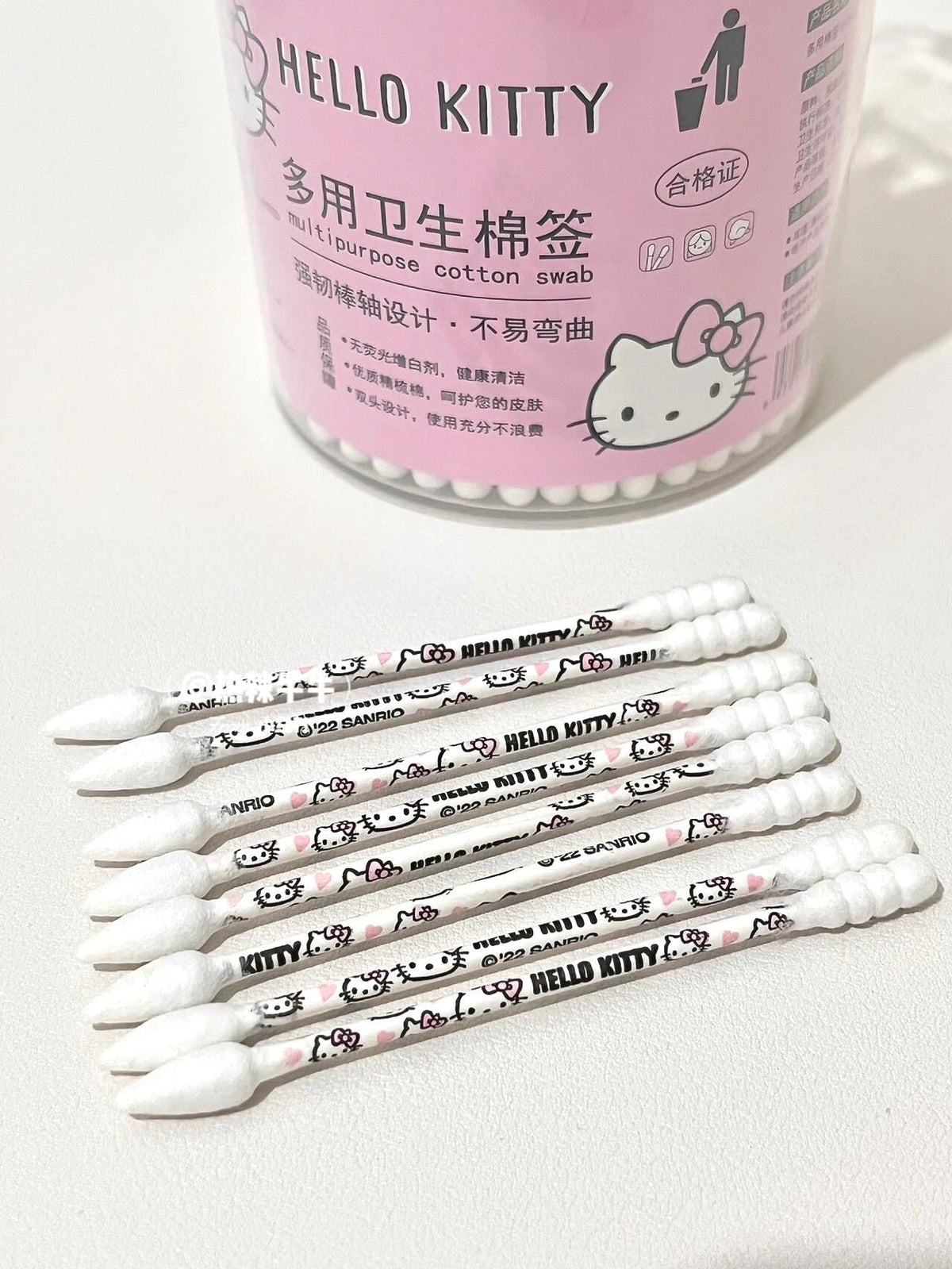Sanrio Bamboo Cotton Swabs(1 Pack of 180)