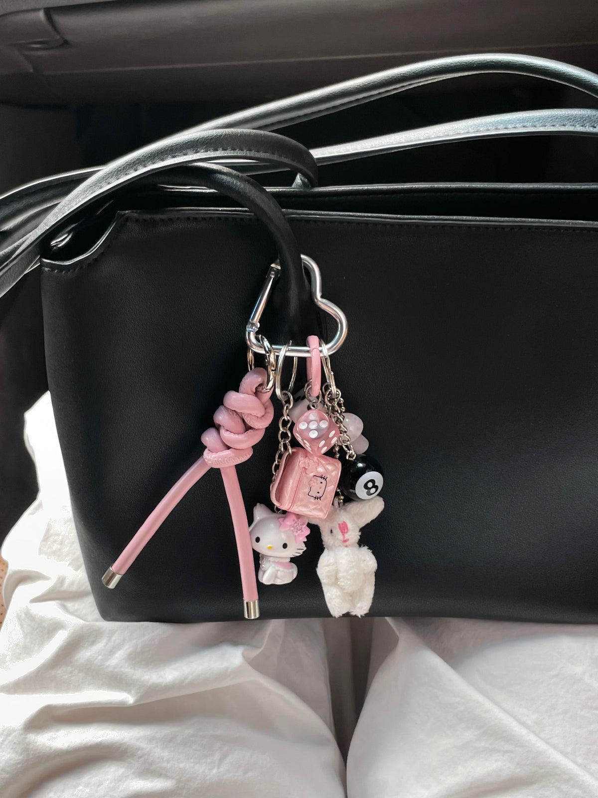 Charmmy Kitty Handmade Bag Charm Handbag Chains