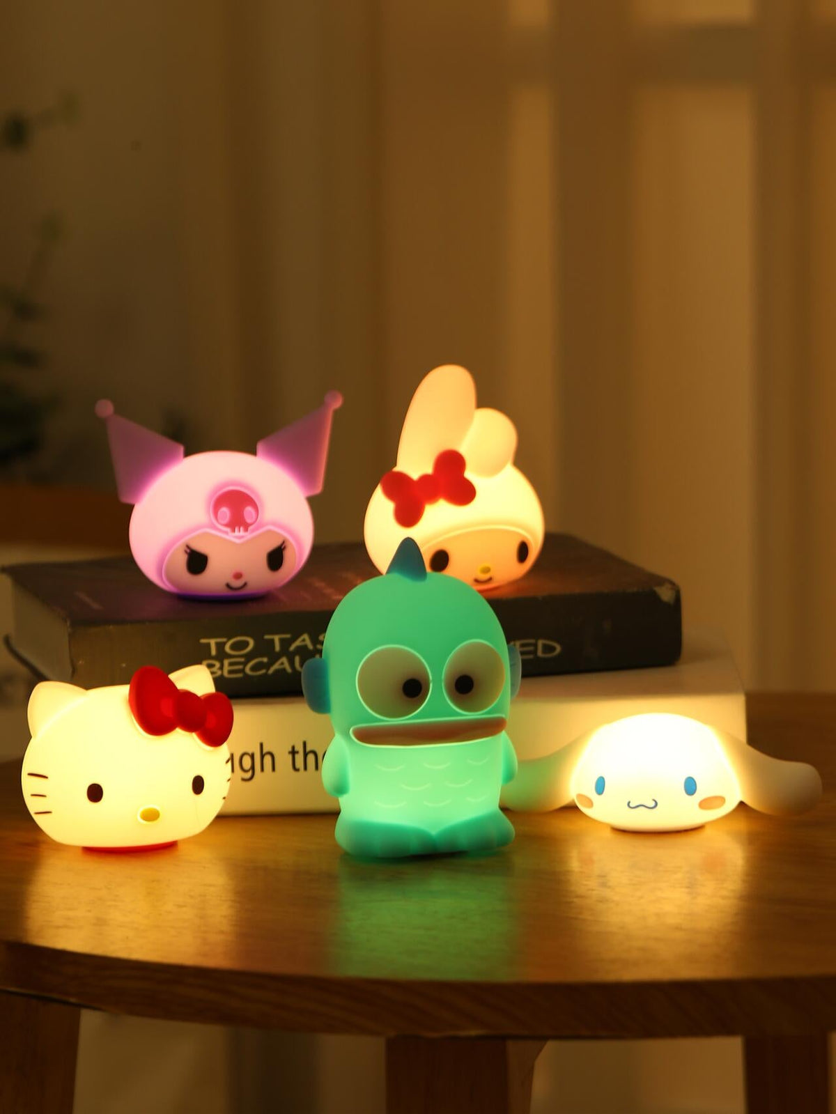 Sanrio Cute Silicone Night Light Lamp for Kids LED Lamp Kids Bedroom Decor as Xmas Birthday Gifts for Boys Girls