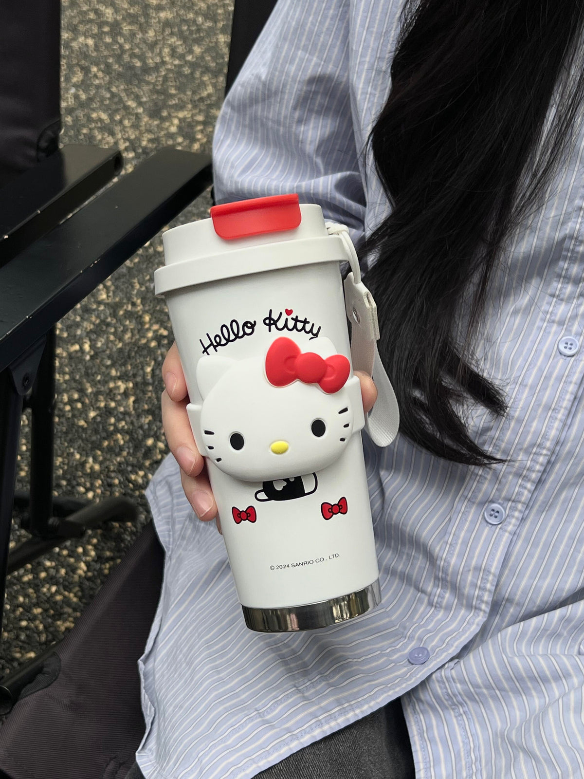 Sanrio 18oz Tumbler Stainless Coffee Travel Mug with Lid Thermal Cup