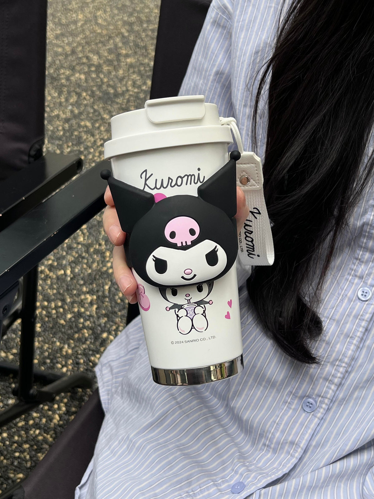 Sanrio 18oz Tumbler Stainless Coffee Travel Mug with Lid Thermal Cup