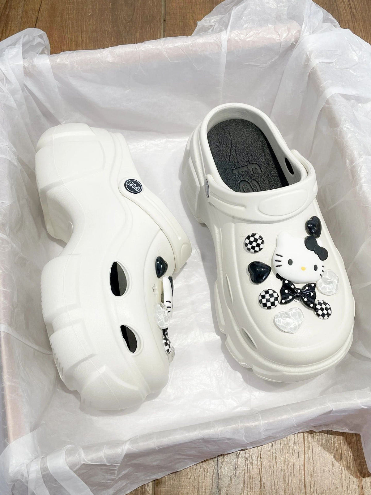 Hellokitty Clogs Platform Shoes Sandal