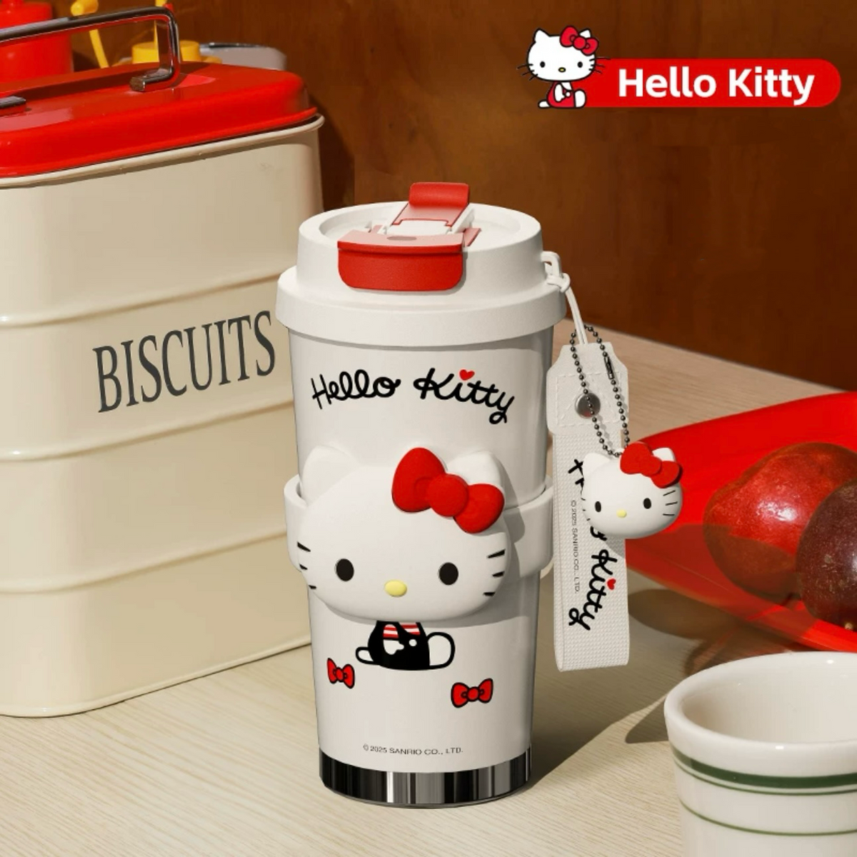 Sanrio 18oz Tumbler Stainless Coffee Travel Mug with Lid Thermal Cup