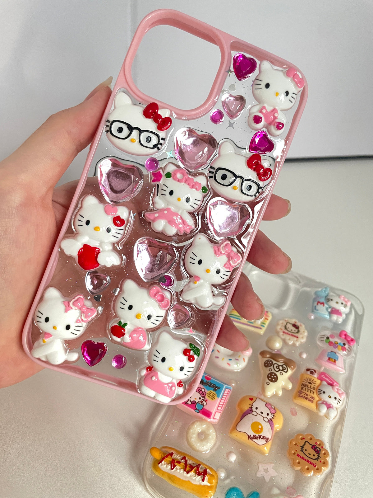 Hellokitty Stickers Soft Phone Case