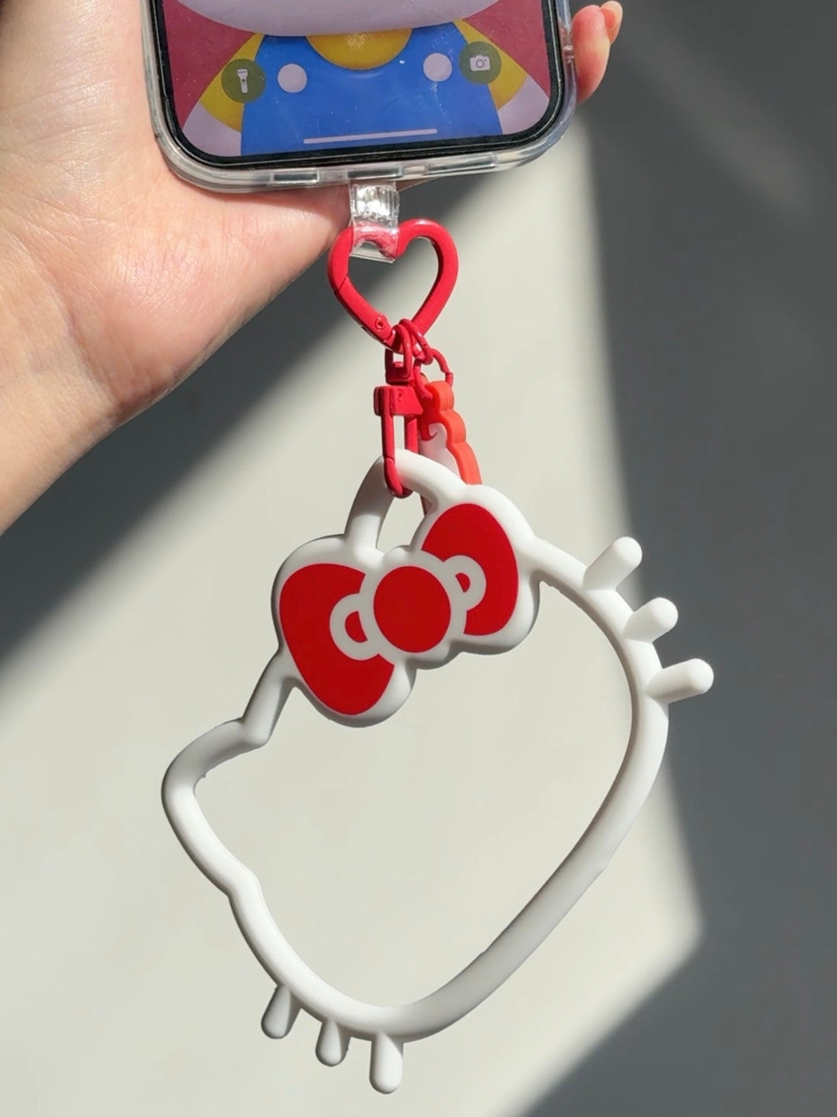 Sanrio Multi-ring Slicone Bracelet Phone Charm Wrist Strap